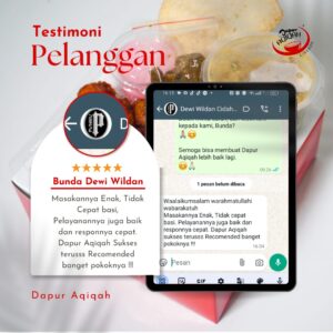 testimoni review pelanggan dapur aqiqah cirebon kuningan majalengka indramayu brebes ciamis banjar pangandaran