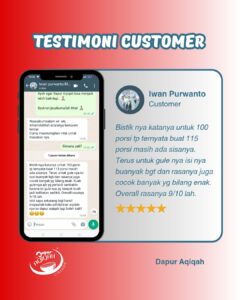 testimoni pelanggan dapur aqiqah cirebon majalengka indramayu kuningan jawa barat brebes ciamis banjar patroman pangandaran cilacap